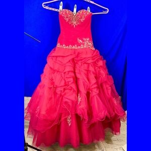 |•ALLURE BRIDALS•| GORGEOUS Fuscia Pink Quinceañera / Formal Dress / Ball Gown